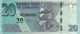20 доларів dollars 2019-2023 рік Банкнота Зімбабве Африка UNC P-W104 - изображение 1