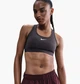 Спортивный топ женской Nike Swsh Med Bra Black M Чорний DX6821-036 - изображение 1