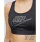 Спортивний топ жіночий Nike Swoosh Medium-Suppor XS Чорний FB4080-010 - зображення 3