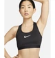 Спортивний топ жіночий Nike Swoosh High Support LA-B Чорний DX6815-010 - зображення 3