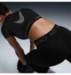 Спортивний топ жіночий Nike Np Dri-Fit Ss Crop Top Tt Gx Black L Чорний HM6369-010 - зображення 3