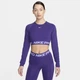 Спортивний топ жіночий Nike Nike Pro Df 365 Crop Ls L Фіолетовий FV5484-547 - зображення 1