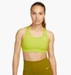 Спортивний топ жіночий Nike Swoosh Womens Medium-Support Non-Padded Sports XS Салатовий BV3630-308 - зображення 1