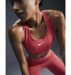 Спортивный топ женской Nike Bh Swoosh M Кораловий DX6821-629 - изображение 5