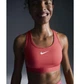 Спортивный топ женской Nike Bh Swoosh M Кораловий DX6821-629 - изображение 1