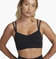 Спортивний топ жіночий Nike Alate Trace Bra XS Чорний DO6608-010 - зображення 1