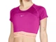 Спортивний топ жіночий Nike Pro Dri-Fit Women's Short-Sleeve Top XS Рожевий CJ4185-601 - зображення 1