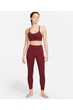 Спортивний топ жіночий Nike Yoga Dri Fit Indy Light Support Bra S Бордовий DD1407-638 - зображення 4