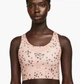 Спортивний топ жіночий Nike Dri-Fit Swoosh Icon Clash All Over Print Bra XS Персиковий DM0639-609 - зображення 1