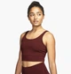 Спортивний топ жіночий Nike Yoga Luxe Crop Tank XS Бордовий CV0576-273 - зображення 1