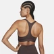 Спортивный топ женской Nike Swoosh Light Support M Коричневий DX6817-237 - изображение 3