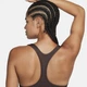 Спортивный топ женской Nike Swoosh Light Support M Коричневий DX6817-237 - изображение 5