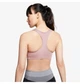 Спортивный топ женской Nike Swoosh Bra Pad Beige XS Бежевий BV3636-631 - изображение 3