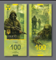 S.T.A.L.K.E.R. 2 : Серце Чорнобиля Сталкер 100 гривень 2026 рік сувенірна банкнота України в буклеті UNC (Перший випуск серія АА) - изображение 1