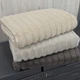 Набор махровых полотенец Cestepe Premium Ezgi 3 шт 70x140 см 100% хлопок бежево-коричневый - изображение 6
