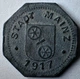 Німеччина Нотгельд Місто Майнц 5 пфенігів 1917 рік Монети світу - изображение 2