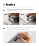 Чехол Ringke Fusion Flap Magnetic для Samsung Galaxy Fold 8 Ultra Clear (FFM1304R52) - изображение 11