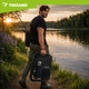 Складное рыболовное кресло-рюкзак Trizand 27333 3в1 с термосумкой стальным каркасом до 150 кг для кемпинга туризма и рыбалки Черное - изображение 5