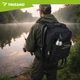 Складное рыболовное кресло-рюкзак Trizand 27333 3в1 с термосумкой стальным каркасом до 150 кг для кемпинга туризма и рыбалки Черное - изображение 7