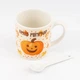 Кружка с ложечкой "Hello Pumpkin!", Принт тыквы 200 мл - изображение 5