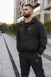Вітровка чоловіча Nike чорна, куртка вітровка з капюшоном, з матеріалу Canada Premium L - зображення 6
