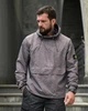 Анорак чоловічий Stone Island світло-сірий, вітровка чоловіча з капюшоном, варена плащівка XXL - зображення 2