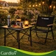 Складной туристический стол Gardlov 54×50,5×49,5 см до 70 кг с чехлом чёрный - изображение 9