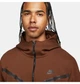 Кофта мужская Nike Tch Flc Hoodie Fz Wr 2XL Коричневый CU4489-259 - изображение 3