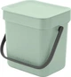 Kosz na śmieci Brabantia Sort & Go 3 l Jade Green (8710755211683) - obraz 1