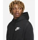 Толстовка мужская Nike Sportswear Hybrid Full-Zip Fleece Hoodie M Черный DO7228-010 - изображение 2