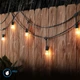 Ретро-гірлянда світлодіодна 10 м 20 LED 220В вологозахисна - зображення 3