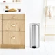 Kosz na śmieci Brabantia NEWICON pedałowy 30 l Matowa stal (8710755114380) - obraz 4