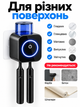 УФ-стерилізатор для зубних щіток Maxspace, настінний тримач на 2 щітки, акумулятор 800 мАг, чорний - изображение 2