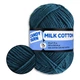 Пряжа Candy-Yarn Milk Cotton Темний джинс №46, бавовна з молочним акрилом для в'язання, м'яка дитяча пряжа 50г/100м для в'язання іграшок та одягу - зображення 1