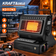 Газовый туристический обогреватель-плита 2 в 1 Kraft&Dele KD11743, 1,8 кВт, пьезоподжиг - изображение 1