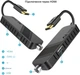 Цифровой тюнер Leyf DVB-T2 Full HD 1080p стандарт связи DVB-T2 интерфейсы HDMI AV USB форм-фактор мини-стик с выносным ИК-приемником и LED-дисплеем - изображение 5