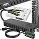 Цифровой тюнер Leyf DVB-T2 Full HD 1080p стандарт связи DVB-T2 интерфейсы HDMI AV USB форм-фактор мини-стик с выносным ИК-приемником и LED-дисплеем - изображение 9