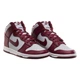 Кроссовки мужские Nike Dunk High 38.5 Бордово-сірий DD1399-600 - изображение 10