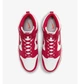 Кроссовки мужские Nike Dunk Hi Retro 45.5 Червоно-білий DD1399-106 - изображение 4