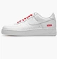 Кросівки чоловічі Nike Air Force 1 Low Supreme 42 Білий CU9225-100 - зображення 1