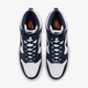 Кросівки чоловічі Nike Dunk Hi Retro 45 Темно-синій DD1399-104 - зображення 4