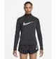 Спортивная кофта женская Nike Camada 1/4 Dri-Fit Swoosh Black XS Черная FN2636-010 - изображение 2
