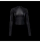 Спортивная кофта женская Nike Zenvy Dri-Fit Long-Sleeve Sheer Top 2XS Черная FV7915-010 - изображение 7