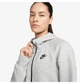 Толстовка жіноча Nike W Nsw Tch Flc Wr Fz M Сіра FB8338-063 - зображення 5