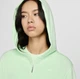 Толстовка жіноча Nike W Nsw Chll Ft Fz Hdy S Зелена FN2415-376 - зображення 4