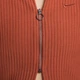 Топ женский Nike W Nsw Chll Knt Rib Fz Crdgn M Коралловый FN3682-825 - изображение 3