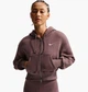 Толстовка женская Nike W Phnx Flc Crop Brown XS Коричневая HV2426-502 - изображение 1