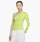 Спортивна кофта жіноча Nike Womens Asymmetrical Long-Sleeve Top Yellow M Жовта CZ8188-736 - зображення 1