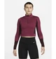 Спортивна кофта жіноча Nike 1/4 Therma-Fit Adv City Ready Bordo S Бордовая DV9807-653 - зображення 2