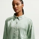 Рубашка женская Nike Nsw Offln Wvn Stn Ls Top S Мятная IM0575-006 - изображение 3